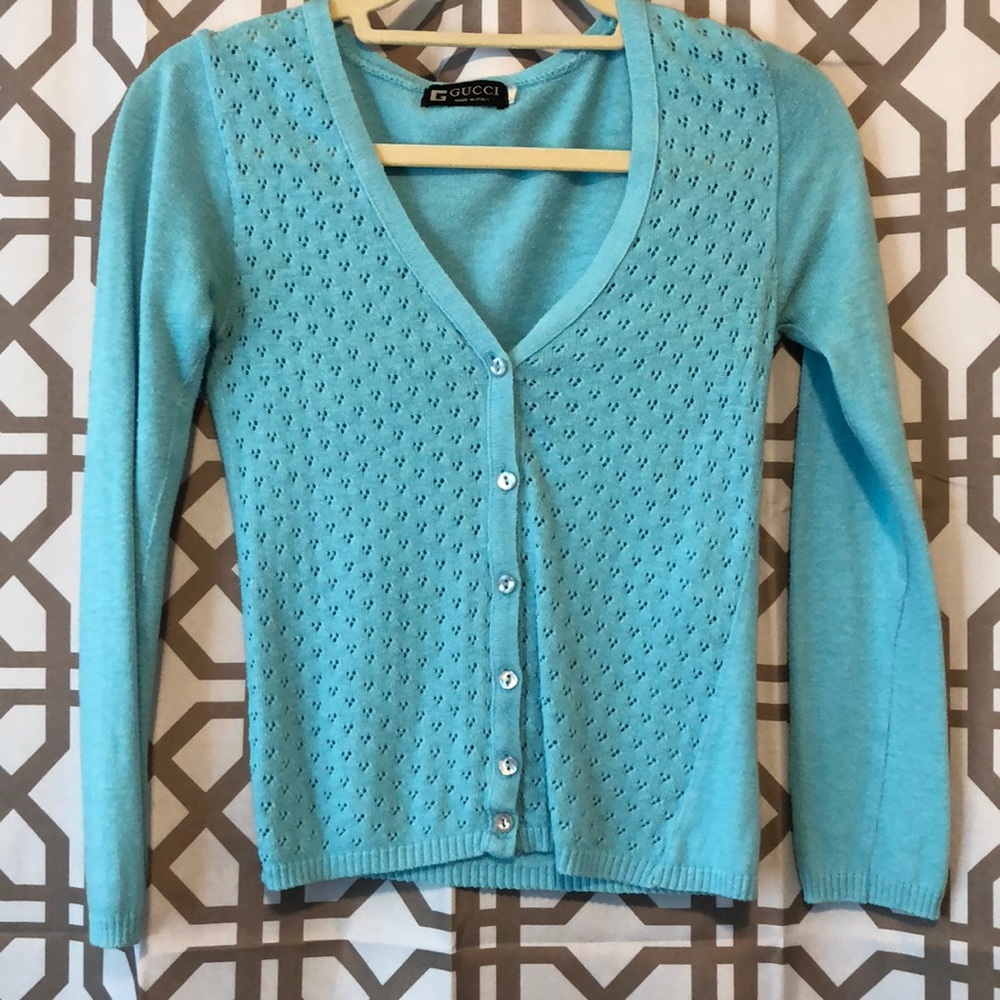 Gucci blue sweater